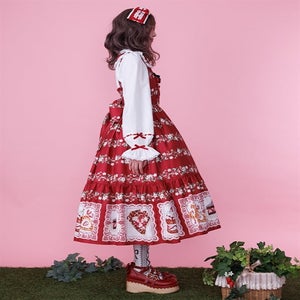 Chalmiere ~ Baked Berry Long JSK by Axes Femme