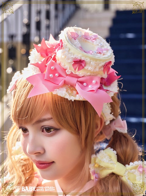 Cutie♡Whipped cream parfaitカチューシャ　オフ白 BABY新宿店 | 💛🧁💝新作サンプル💝🧁💛 ✨ご予約エントリー