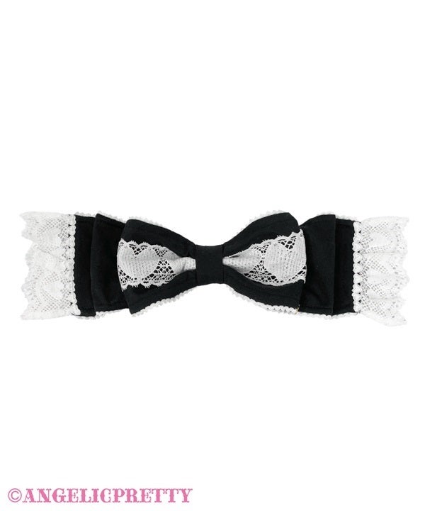 ★YEGG★RIBBON ANGORA BAND★リボンアンゴラバンド★ Princess Ribbon Decoration Headband by Angelic Pretty