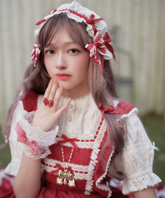 新品シャルミエール　メイジージャンパースカート　赤　chalmiere Chalmiere ~ Maisie JSK by Axes Femme
