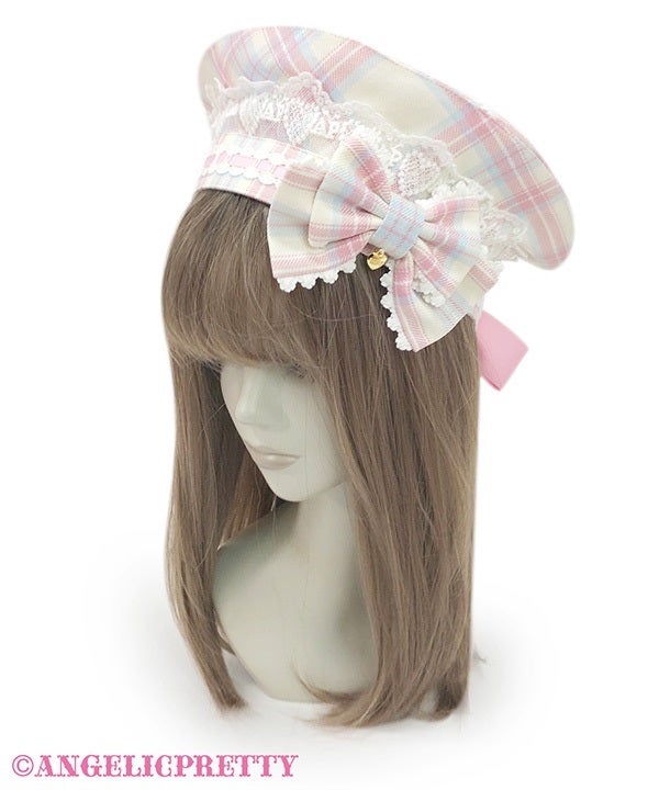 Angelic Pretty Sugaryタータンチェックベレー Sugary Tartan Check Beret by Angelic Pretty