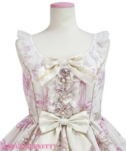 Jewelry Ribbon Princess JSK by Angelic Pretty Jewelry Ribbon Princess JSK by Angelic Pretty