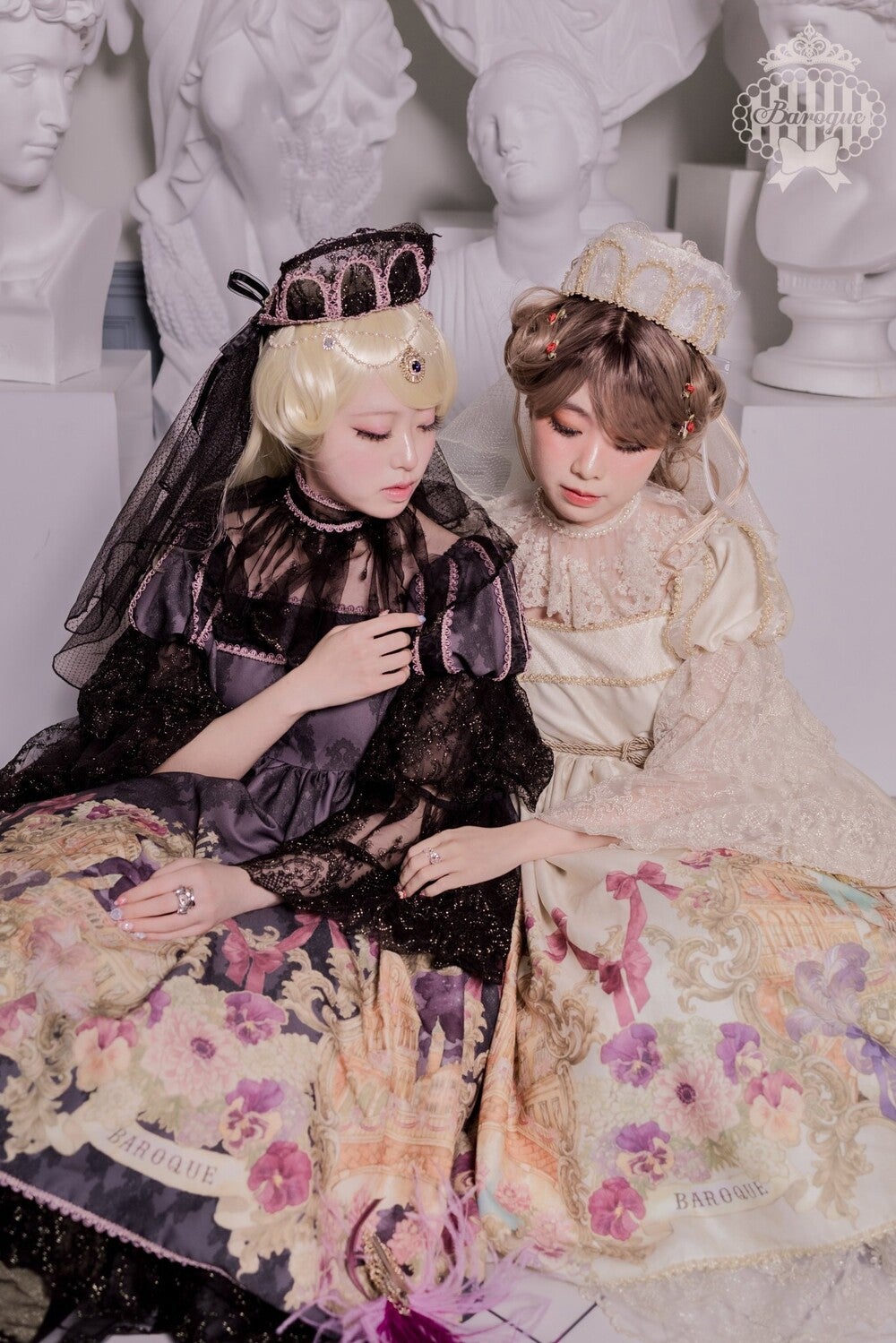 Baroque x Sakizo ~ Venezia Veil Crown by Indie Brand