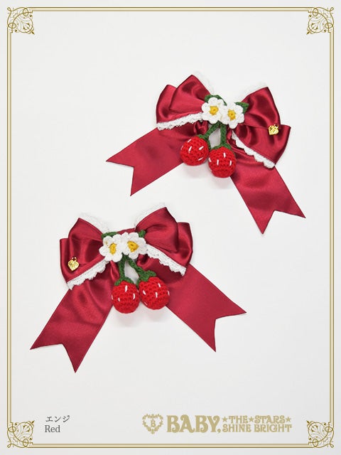 Swinging Strawberry's Happy Berry Present Ribbon Clip (2025