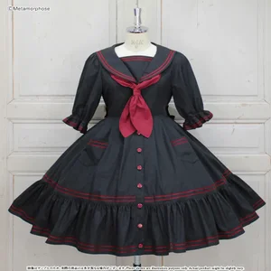 Embroidered Sailor OP by Metamorphose Temps de Fille