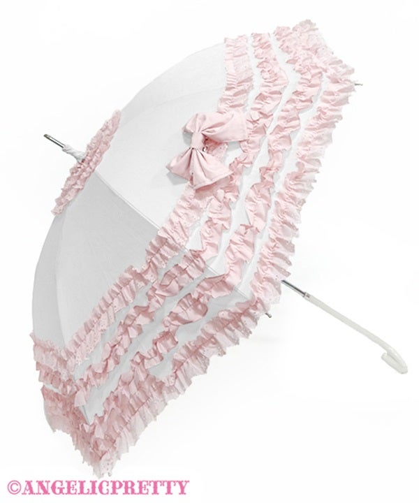 Frill Millefeuille Umbrella (2025) by Angelic Pretty
