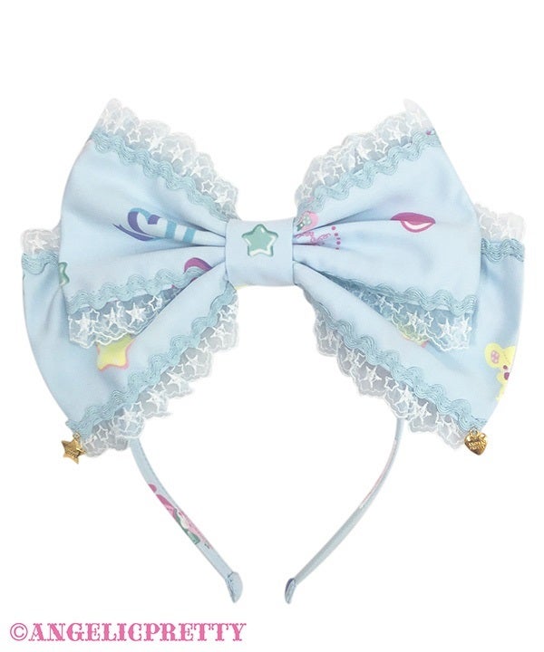 【ENGBROX】adorable ribbon hairband〜カチューシャ#日本未入荷 Compact Toys Head Bow by Angelic Pretty
