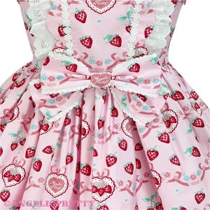 Strawberry Cake Party Scallop JSK by Angelic Pretty