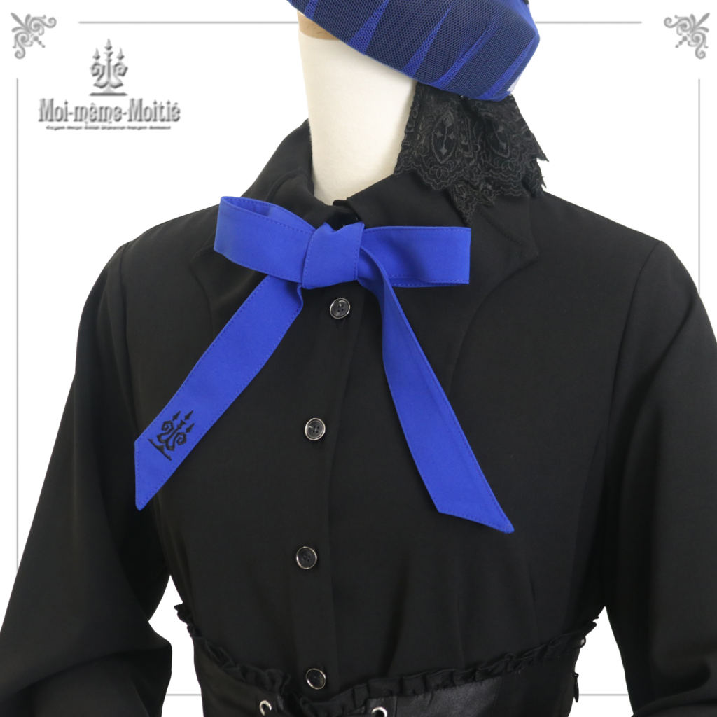 Candelabra Embroidered Ribbon Tie by Moi-même-Moitié