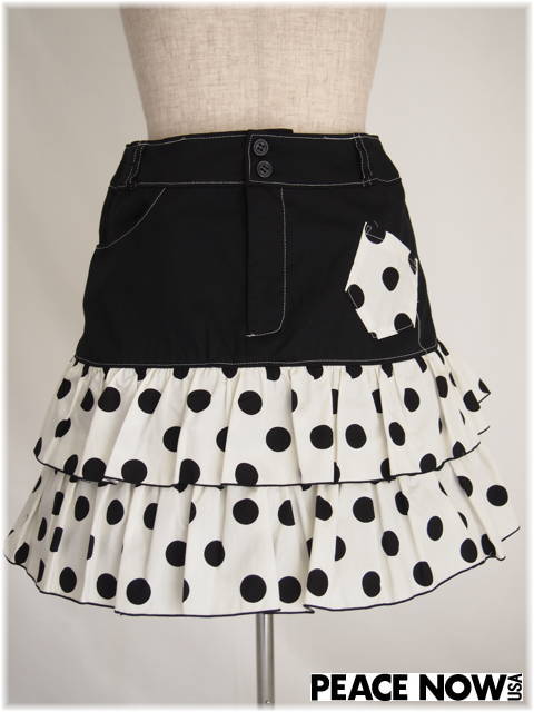 Peace Now ~ Pon-chan Skirt by Black Peace Now