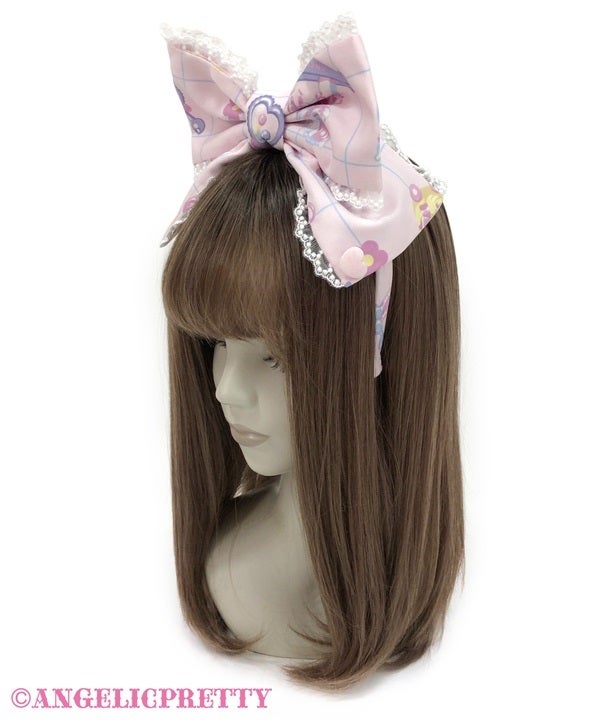 Angelic Pretty Compact Toysカチューシャ ラベンダー Baby Toys Head Bow by Angelic Pretty