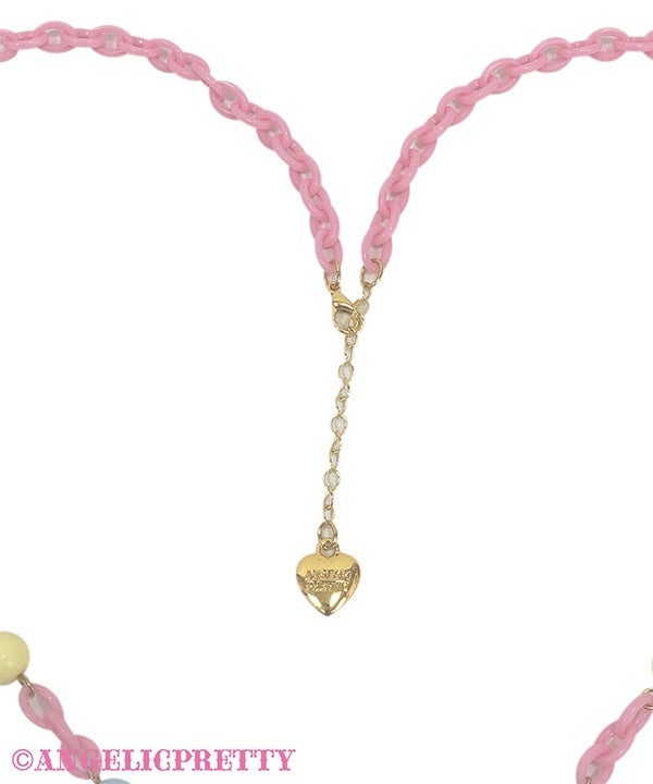 Heart Rattle Necklace by Angelic Pretty