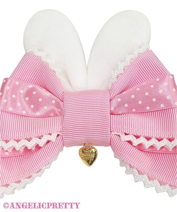 Cute Bunny Ribbon Clip Set by Angelic Pretty