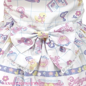 ☆Angelic Pretty☆Baby Toysサロペット〈サックス〉☆ Angelic Pretty Melody Toys サロペット サックス ANGELICPRETTY