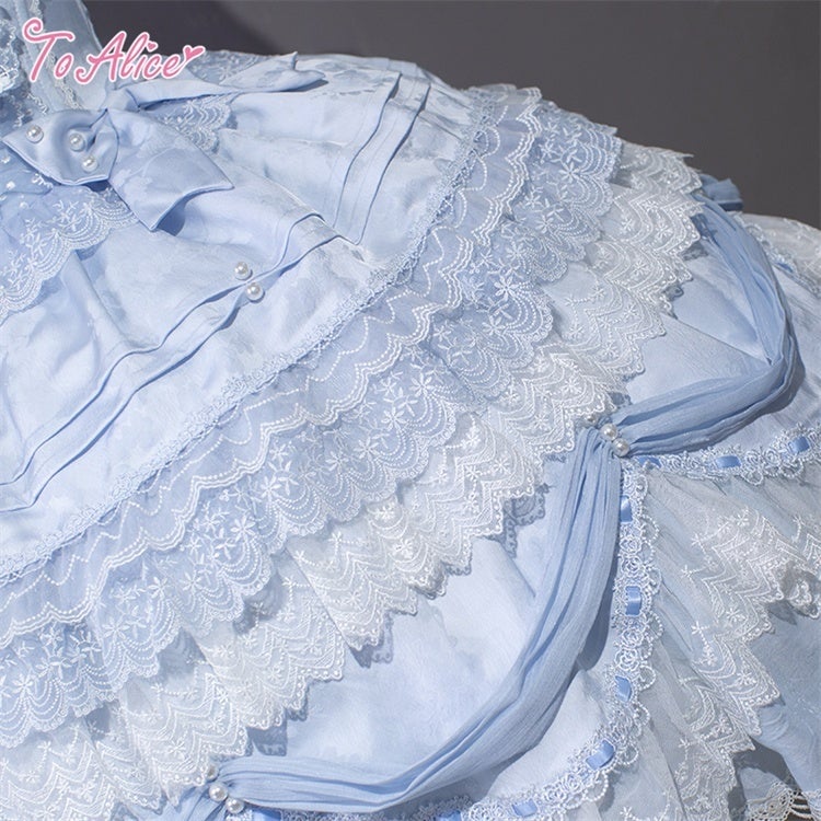 To Alice ~ Aquamarine Princess Dress (Jewelry Princess) by Chinese