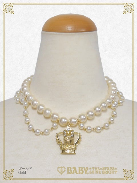 BABY,THE STARS SHINE BRIGHT パール　ネックレス Crown Pearl Choker (2025) by Baby, the Stars Shine Bright