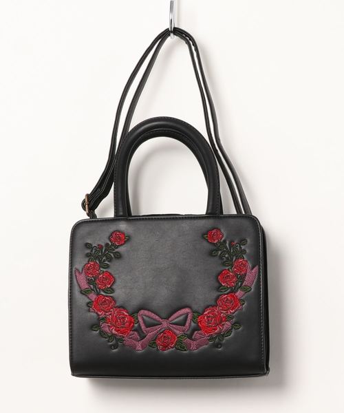 Rose Embroidery Bag by Axes Femme