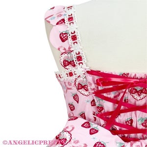 Strawberry Cake Party Scallop JSK by Angelic Pretty