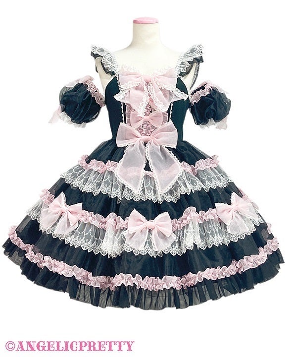 新品同様♥️アルベロベロ♥️ぶたさん王女様　キラキラビジュ白フリル袖チュニック 新品同様♥️アルベロベロ♥️ぶたさん王女様 キラキラビジュ白