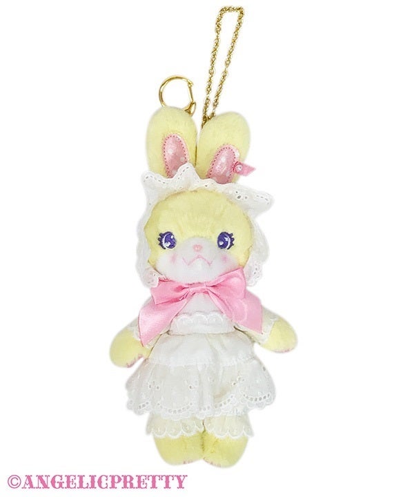 リリカルバニー　ぬいぐるみチャーム Baby Lyrical Bunny Plush Charm by Angelic Pretty