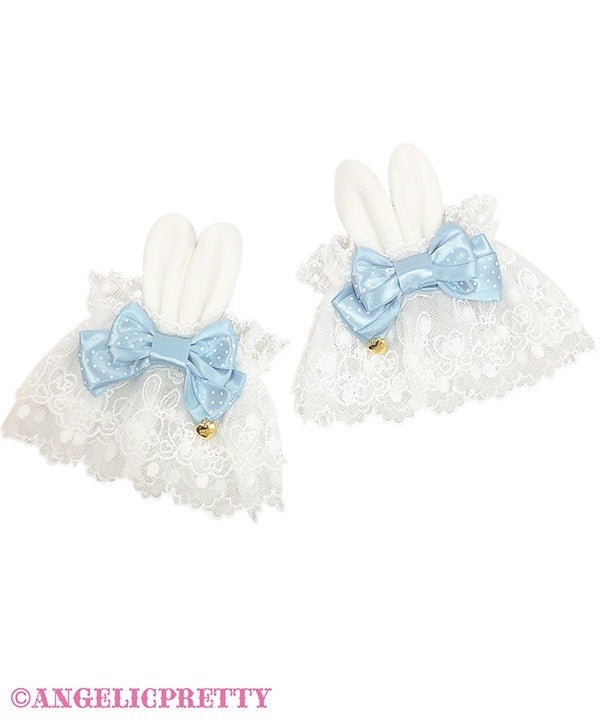 Cute Bunny Wrist Cuffs by Angelic Pretty