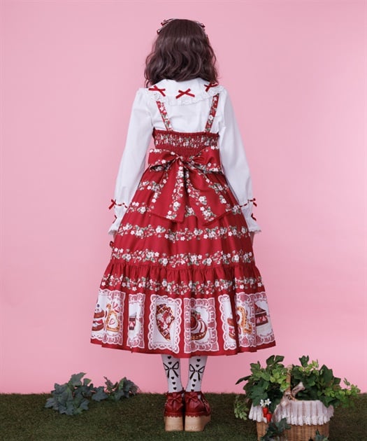 Chalmiere ~ Baked Berry Long JSK by Axes Femme
