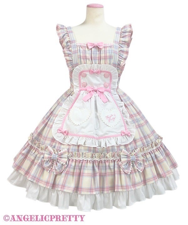 Sugary Tartan Check JSK by Angelic Pretty