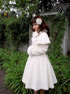 Midi Coat with Cape by Mary Magdalene Midi Coat with Cape by Mary Magdalene