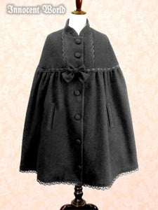 Ribbon Lace Standing Collar Cloak by Innocent World Ribbon Lace Standing Collar Cloak by Innocent World