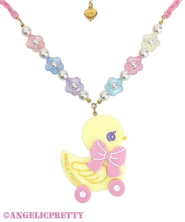 あきこ様 sweet jewelry by ha-chan ２点おまとめ Chick-Chan Toy Necklace by Angelic Pretty