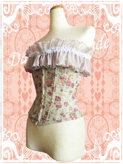 Dangerous Nude ~ Rozen Maiden Dreamy Frill Corset by Indie Brand