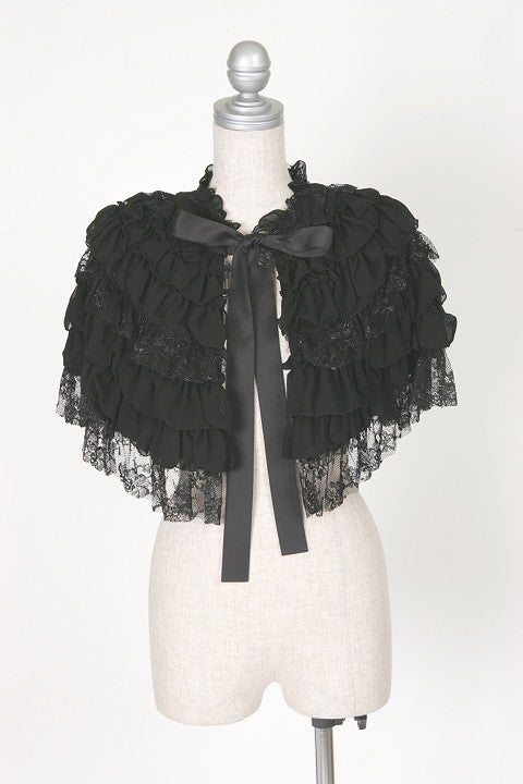 Frilled Cape by Black Peace Now