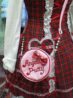 Angelic Pretty　丸型ドットポシェット Logo Polka Dot Round Bag by Angelic Pretty