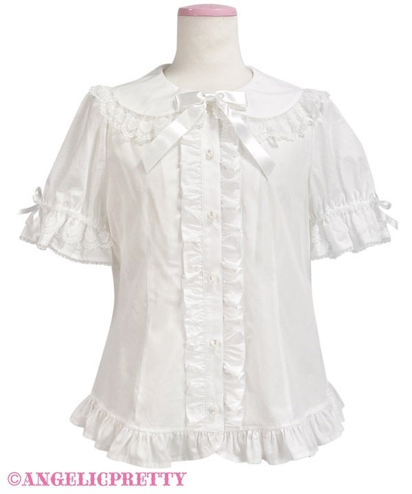 angelic pretty 付け袖ブラウス Honey Shirring Sleeve Blouse by Angelic Pretty