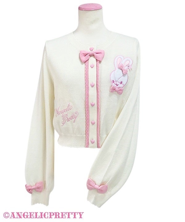 Lyrical Bunny Knit Cardigan by Angelic Pretty