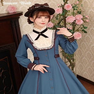 Fleur Bustle OP (Long Sleeve) (2025) by Innocent World