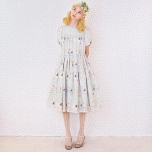 Emily Temple cute Chambreティアードワンピース Emily Temple cute Chambreティアードワンピース