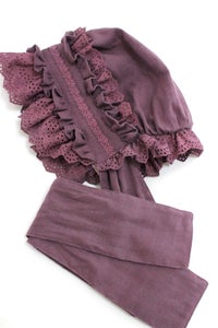 Harvest Lacey Bonnet by Victorian Maiden Harvest Lacey Bonnet by Victorian Maiden