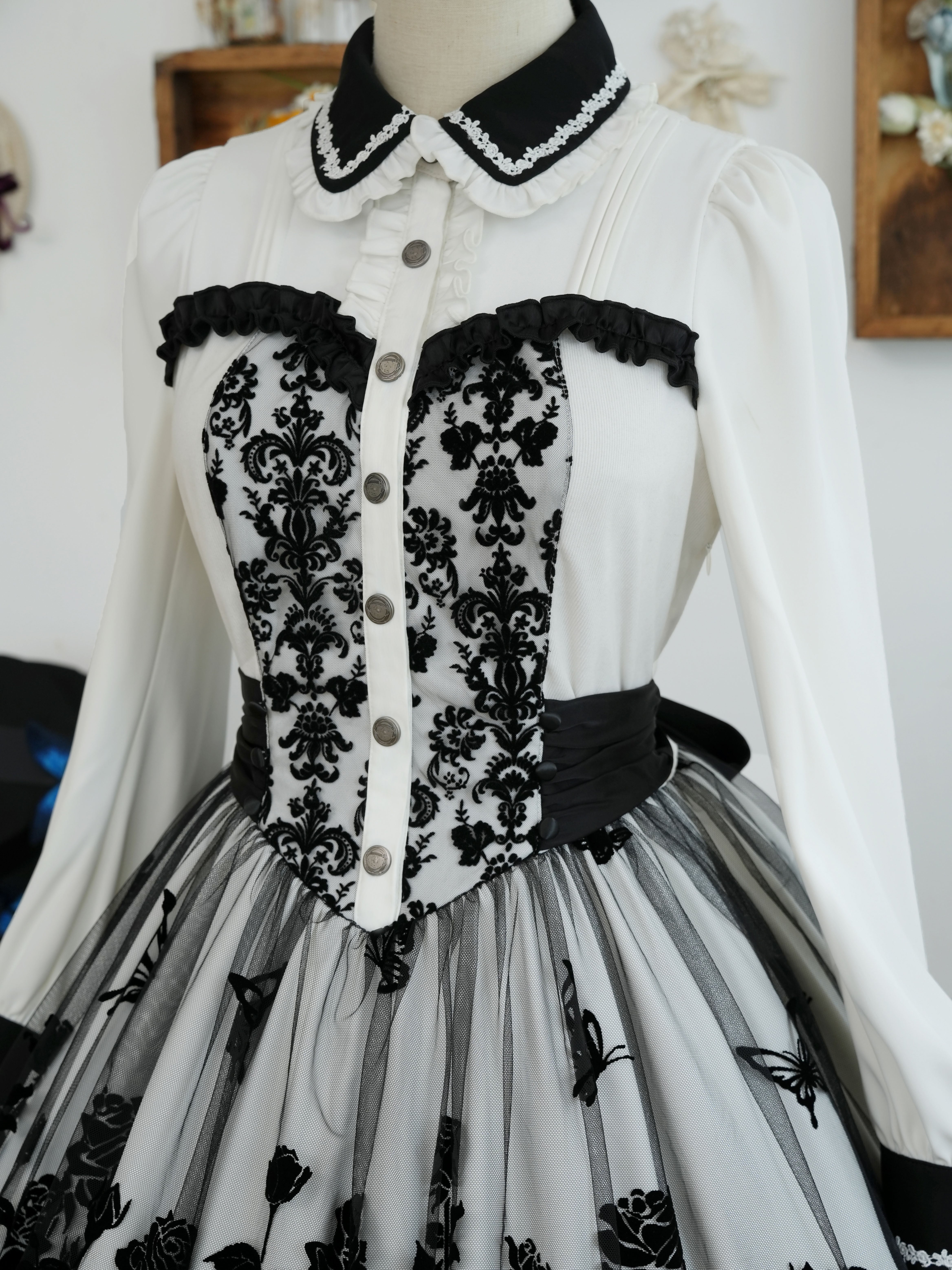 (未使用･未開封品)　Renaissance Masterpieces lok26k6 Hoshibako Works ~ Rosengarten Lace Overlay Bustier OP by