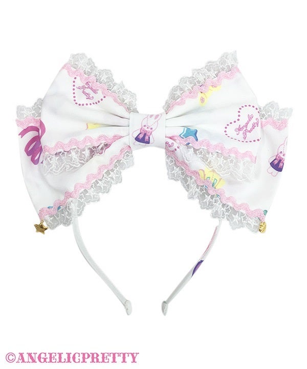 【ENGBROX】adorable ribbon hairband〜カチューシャ#日本未入荷 Compact Toys Head Bow by Angelic Pretty