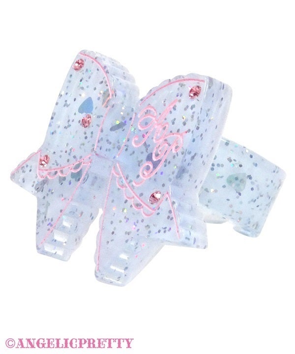Glitter Ribbon Ring (2025) by Angelic Pretty