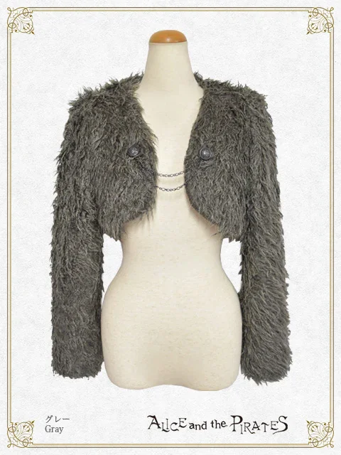 Beast Night Halloween Fur Short Jacket by Alice and the Pirates