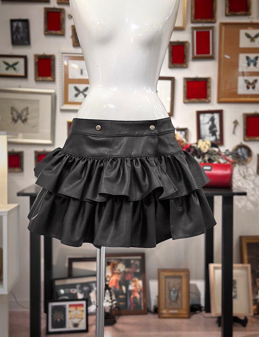 surface Wrap Skirt Pants Set by Na+H