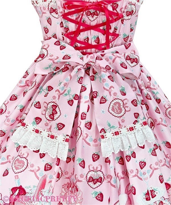 Strawberry Cake Party Scallop JSK by Angelic Pretty
