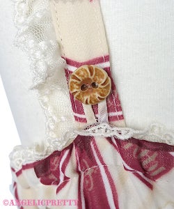 Cream Cookie Collection High Waist JSK Set by Angelic Pretty Cream Cookie Collection High Waist JSK Set by Angelic Pretty