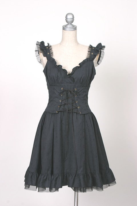 BLACK PEACE NOW 黒 ワンピース 白 ネクタイ BLACK PEACE NOW（ブラックピースナウ）の古着 ゴス美品！ (Page 4)