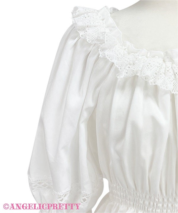 Angelic Pretty -  【新品未使用】Resortブラウス(カットボイル) - シロ Angelic Pretty - 【新品未使用】Resortブラウス(カットボイル