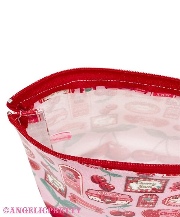 【新品】Cherry Jam Labelポーチ 商品詳細ページ