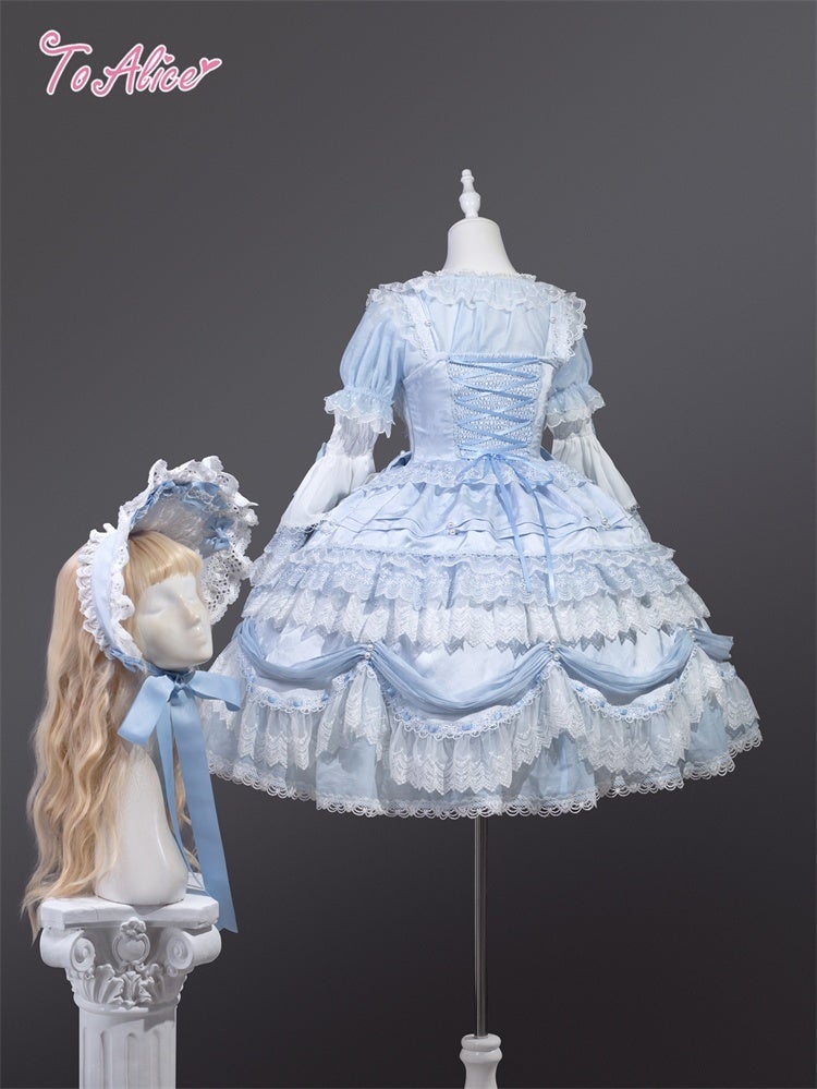 To Alice ~ Aquamarine Princess Dress (Jewelry Princess) by Chinese