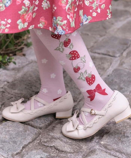 Kawaii - Strawberry Pattern OTKs by Axes Femme